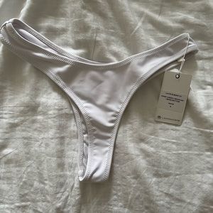 Lahana Swim White Bikini Bottom